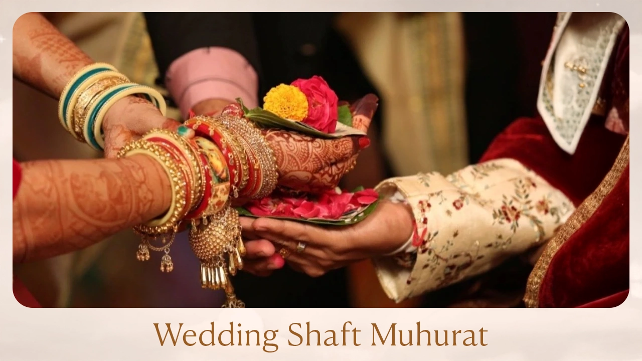 Wedding shaft Muhurat